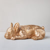 sleeping frenchie gold, white moose feature animal from the resin signature animal range