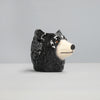 Cute bear face plant holder by White Moose on white background