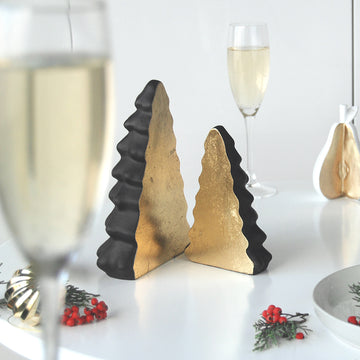 Christmas Tree Set - Black/Gold