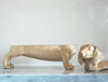 dachshund secret bowl or box with top removed to display resin bowl