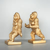 Gorilla Bookend Set - Gold