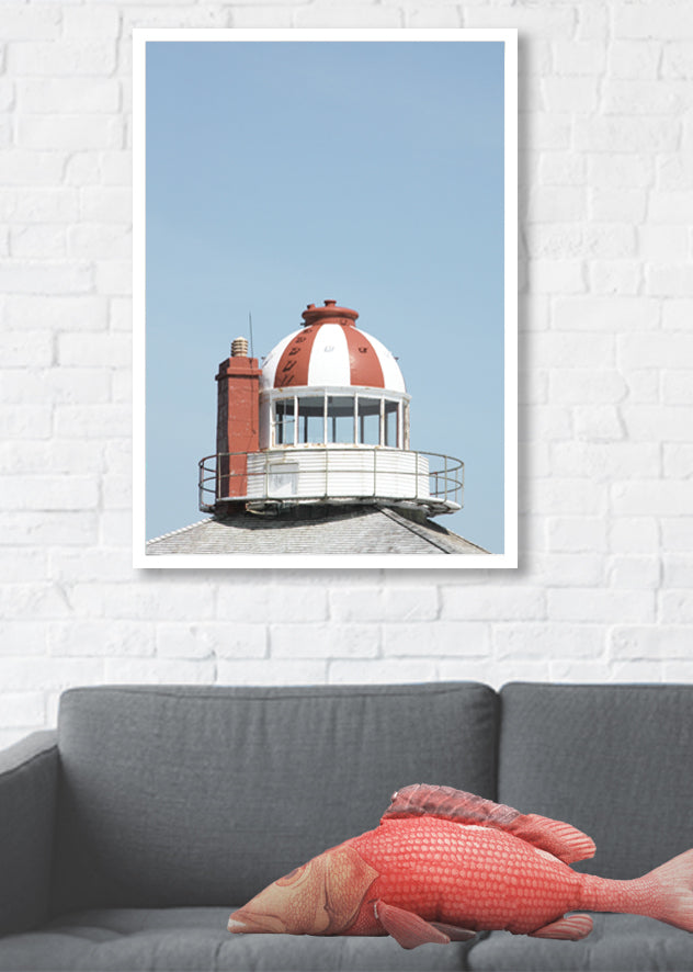 Framed Canvas Print - Lookout