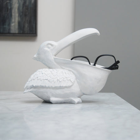 Peter the Pelican Bowl - White