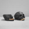 Bold gothic-style trinket holder in matte black by White Moose