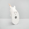 Matte white unicorn wall head with gold detail for children’s bedroom decor